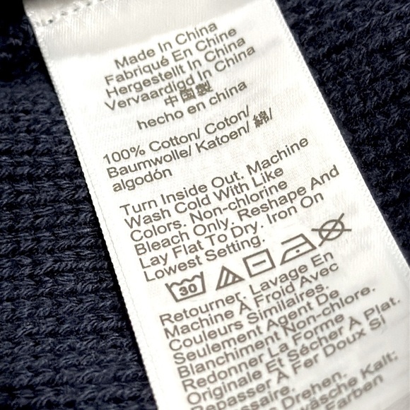 J.Crew Emilie sweater lady jacket in Navy 💯% Cotton NWT SZ L Top Rated - Picture 9 of 11